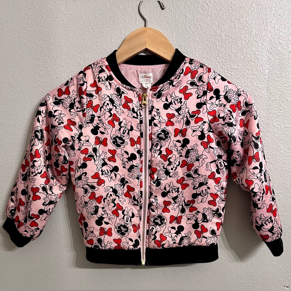 Disney Collection by TUTU COUTURE Minnie Mouse Pink Jacket Girls Size 5/6